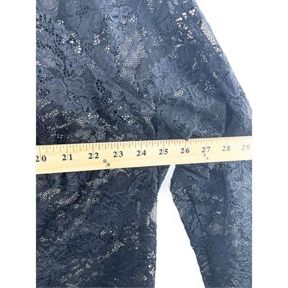 NWT Layne Bryant Black Lace‎ Mock Neck Lagenlook Top Layer Blouse Top 18/20 - Picture 4 of 8